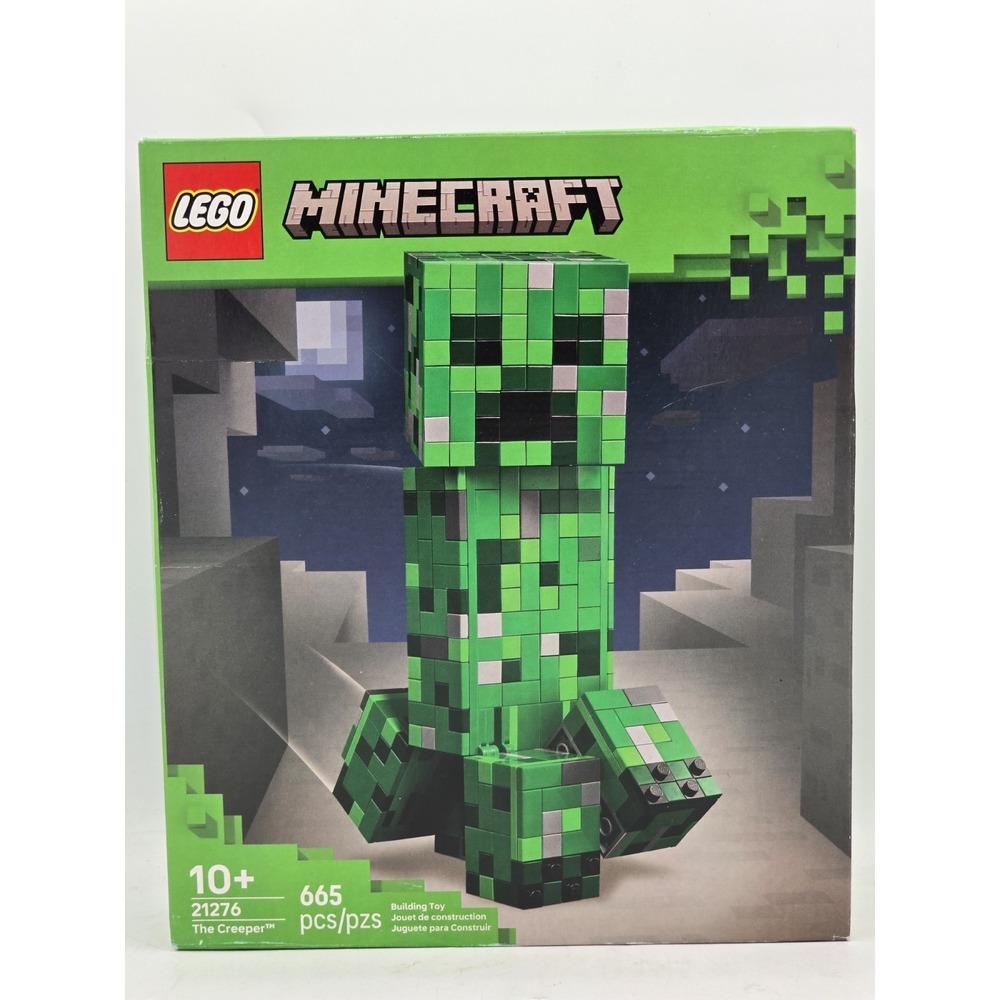 LEGO Minecraft The Creeper Kids Building Toy IN STOCK‎ 665 Pc - DAMAGED BOX